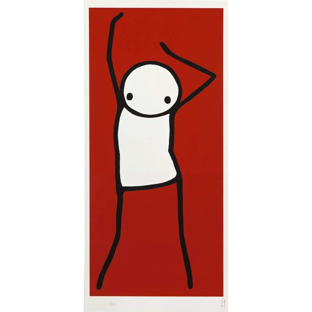 STIK, Dancer, 2011 Digital pigment print in black and red on stiff wove paper 21.2 x 46 cm (18 1/8 x 8 1/4 in) Hand-signed...