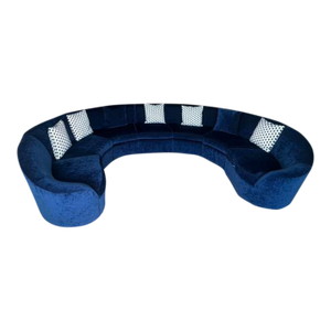 Century Furniture Blue Sectional Sofa