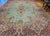 Vintage Oversized Persian Kerman Rug, Hand-Knotted Wool, Floral Pattern, Pale Green & Red, 12x16 For Sale In Chicago - Image 6 of 15