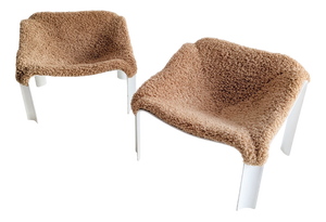 Vintage F300 Lounge Chairs by Pierre Paulin for Artifort, 1960s, Set of 2