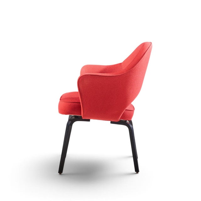 Eero Saarinen for Knoll Mid Century Bentwood Executive Dining Chairs - Set of 6 For Sale - Image 9 of 11