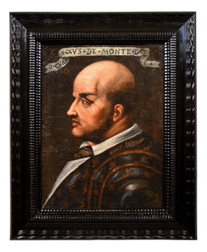 Tuscan Artist, Portrait of Niccolò Orsini, Count of Pitigliano, 16th Century, Oil on Canvas, Framed