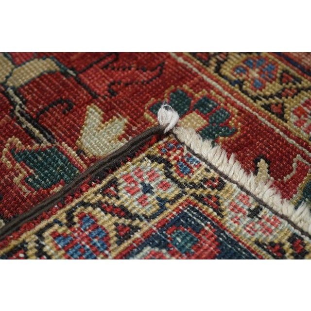 Antique Serapi Rug 4'10'' x 6'0'' For Sale - Image 4 of 11
