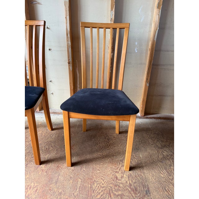 Brown Skovby Furniture Set of 8 Mid Century Style Modern High Back Teak Dining Chairs For Sale - Image 8 of 17