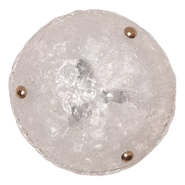 Mid-Century Modern Ceiling Lamp in Murano Glass from Hillebrand, Germany, 1960s For Sale