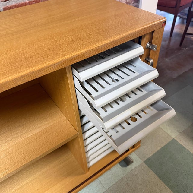 Mid 20th Century Danish Tambour Sideboard by System B8, Denmark, 1970s For Sale - Image 5 of 11