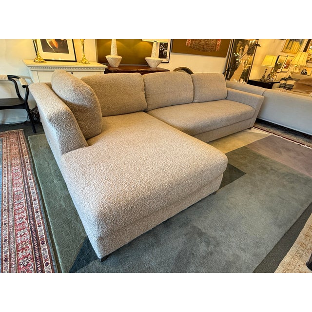 Fitzgerald Stevie Sectional With Dedar Nimbus Tortola Upholstery For Sale - Image 4 of 16