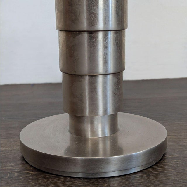 Modern Thomas O’Brien for Visual Comfort Stacked Metal Table Lamp Model Tob3077an For Sale - Image 3 of 5