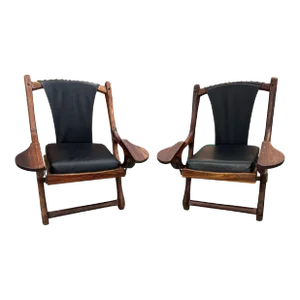 1960s Don Shoemaker for Senal Sling Chairs - A Pair