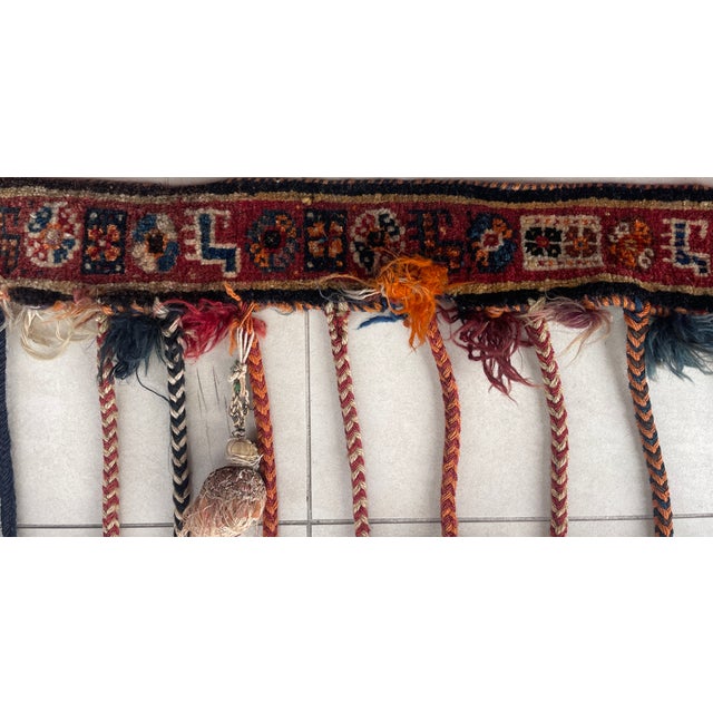 Camel Qashqai Persian Camel Trapping Textile For Sale - Image 8 of 10