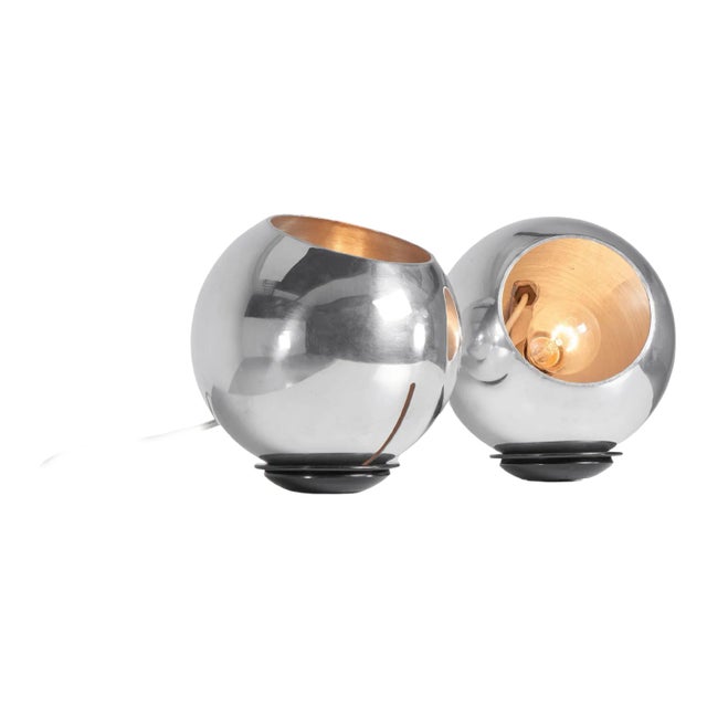 Vintage 586 Table Lamps by Gino Sarfatti for Arteluce, 1962, Set of 2 For Sale