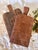 Antique Early 20th Century Wooden Cereal Scoops with Reversible Christmas Decorations, Set of 2 For Sale - Image 5 of 12