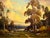 Alexis Matthew Podchernikoff "Picnic by the Pond" Santa Barbara Sunset - Monumental 1920s Oil Painting For Sale - Image 4 of 13