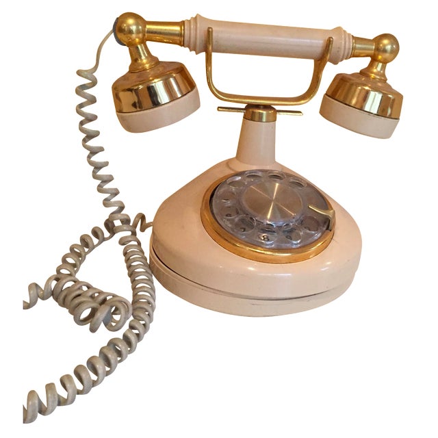 Vintage Hollywood Regency Phone Chairish
