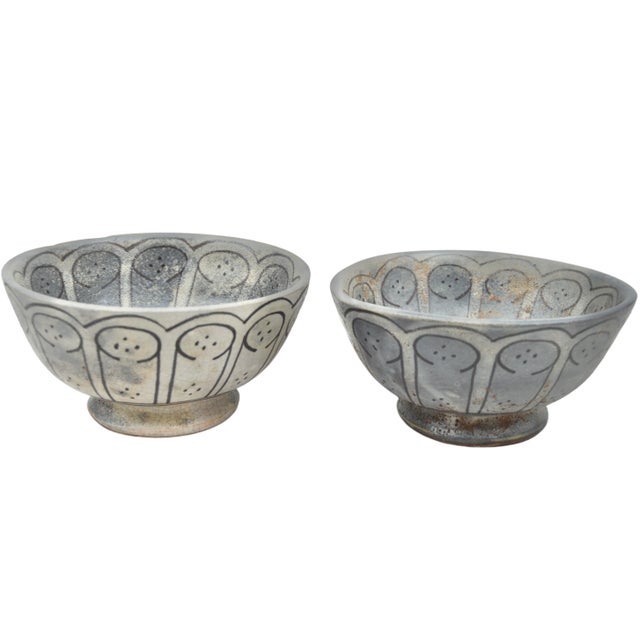 Antique Handmade Moroccan Ceramic Bowls - 2 Pieces For Sale In New York - Image 6 of 10
