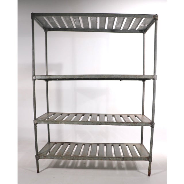 Mid 20th Century 3 Industrial Shelf Units For Sale - Image 5 of 12