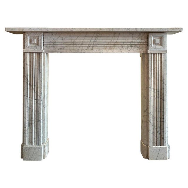 English Regency Marble Fireplace Mantel, 1820s For Sale - Image 6 of 6