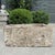 Antique Limestone Trough A one-of-a-kind hand-carved limestone trough naturally textured, lightly weathered finish....