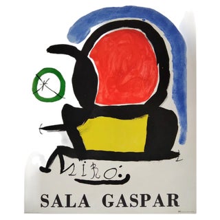Joan Miro, Sala Gaspar, Barcelona, ​​September, 1970, Lithograph, Framed For Sale