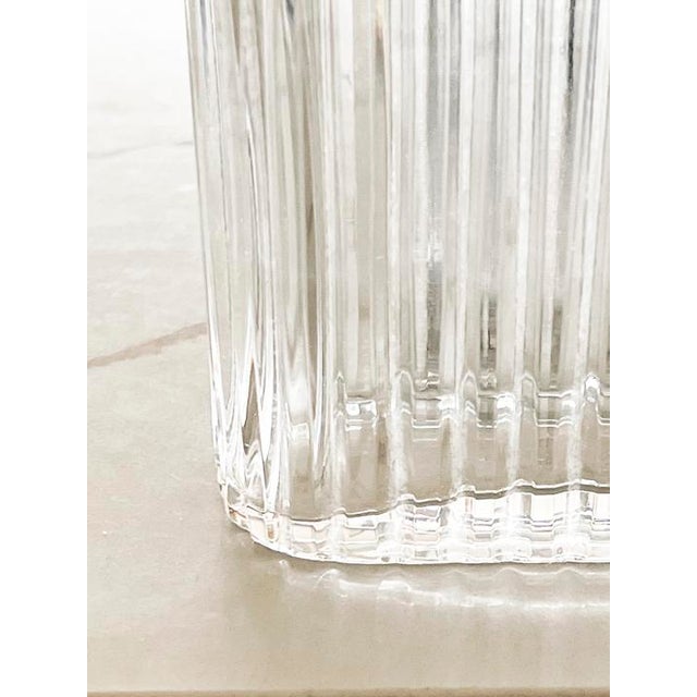 Glass 1990s Heavy Crystal Decanter For Sale - Image 7 of 11