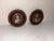 1950s Unknown Artist, Miniature Portraits, 1950, Set of 2 For Sale - Image 5 of 12