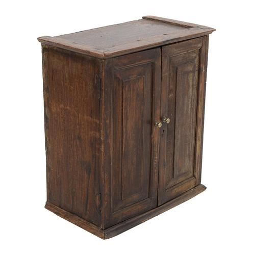 Wooden Workshop Cupboard with 30 Lockers For Sale - Image 4 of 10