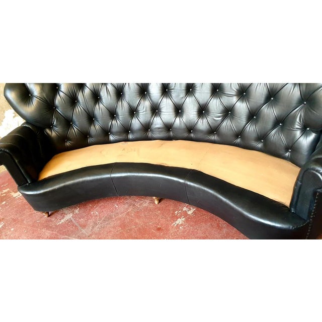 Chesterfield Leather Sofa, Italy For Sale - Image 6 of 8