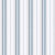SAMPLE - Boråstapeter Hamnskär Stripe Wallpaper In Blue And Red For Sale