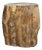 Petrified Wood Side Table, 1970s For Sale