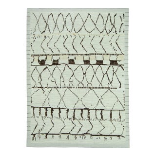 Turkish Tulu Handmade Rug 7'8" x 10'5" #19334 For Sale