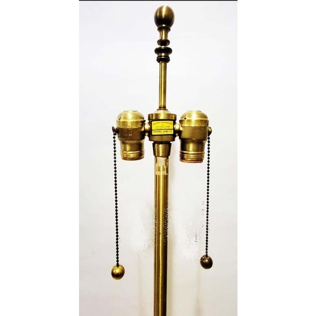 1950s 1950s Large Scaled Italian Urn Form Alabaster Lamp - Marbro Lamp Co. For Sale - Image 5 of 6