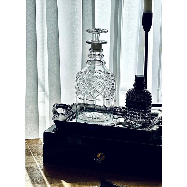 Early 19th Century Anglo-Irish Glass Decanter, 1815 For Sale - Image 6 of 9