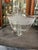 Contemporary Vintage Postmodern Mikasa "Legacy" Frosted Geometric Crystal Centerpiece Bowl For Sale - Image 3 of 10