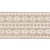 Rustic Schumacher Talitha Tape in Ivory on Natural For Sale - Image 3 of 3