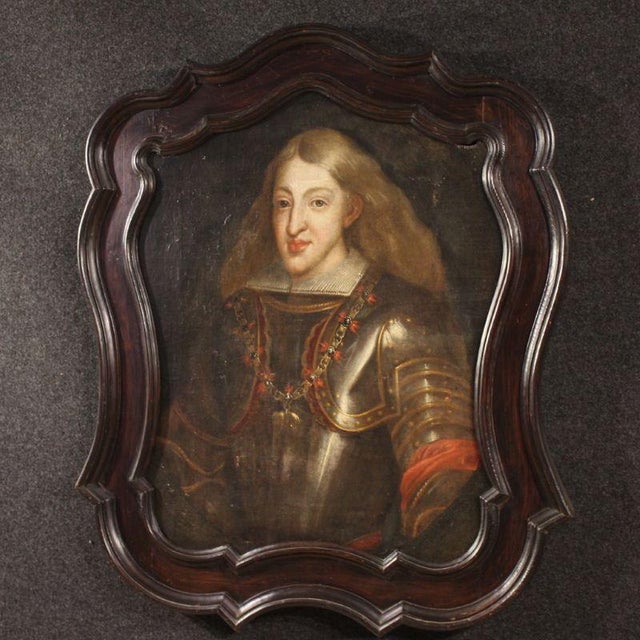 Charles II of Spain, 1670, Oil Painting on Canvas, Framed For Sale - Image 14 of 14