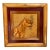 Vintage Hand Hammered Copper Repousse Plaque of a Boxer Portrait For Sale