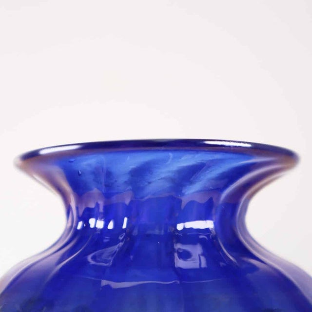 Iridescent Glass Vase by Paolo Rossi For Sale - Image 4 of 7