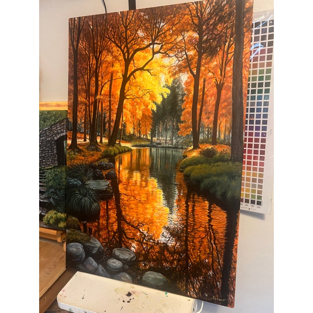 Contemporary Steve Schaaf Contemporary Autumn Serenity For Sale - Image 3 of 9