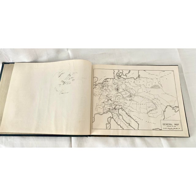 Rare 1942 Tactical Military Atlas Features the Official Institutional Presentation Bookplate of Brigadier General Sidney Rae Hinds. For Sale - Image 11 of 18