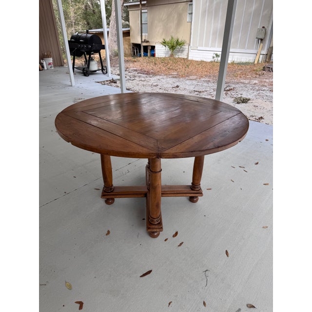French Round to Square French Game Table For Sale - Image 3 of 12