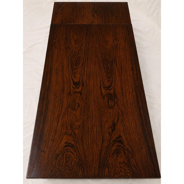 Brown Rare Rosewood Mid-Century Modern Credenza | Floating or Floor Standing For Sale - Image 8 of 9