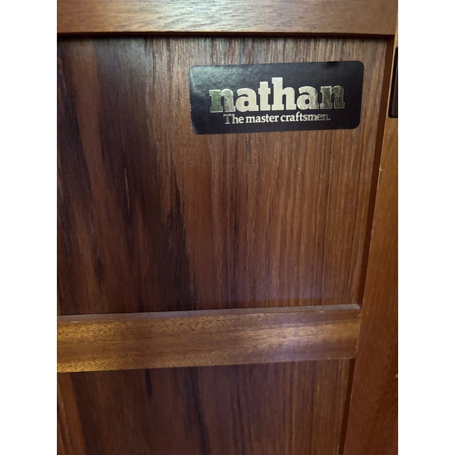 Mid-Century Modern Mid-Century Hifi Media Cabinet by Nathan For Sale - Image 3 of 9