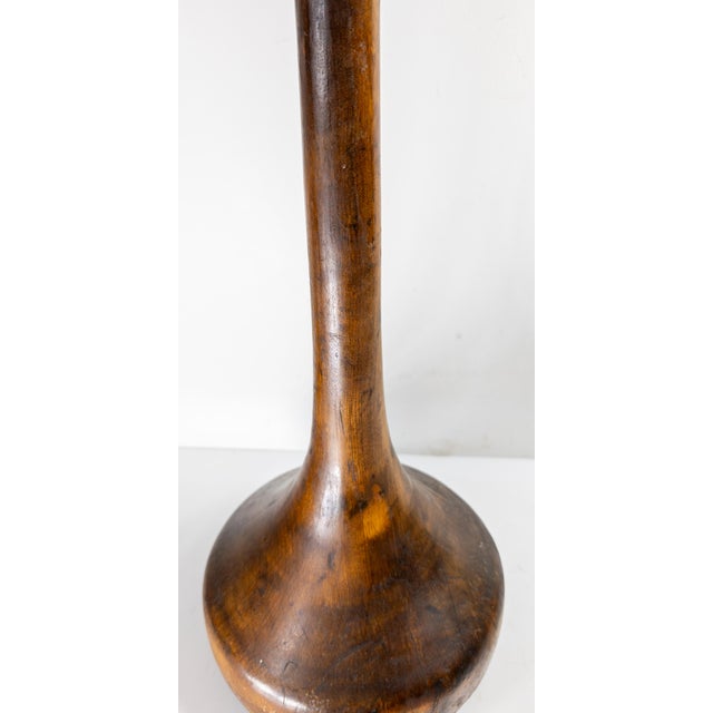 19th Century Unusual Carved Wood Ceremonial Club Sculpture, Pacific Islands For Sale - Image 10 of 16