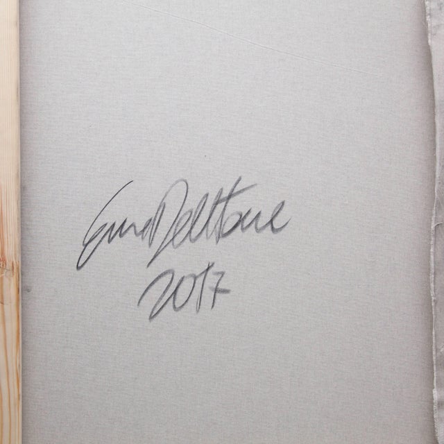 Large Black Painting by Enrico Dellatorre For Sale - Image 12 of 14