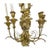 Antique Gilt Brass Ribbon & Music Wall Sconce For Sale In Atlanta - Image 6 of 10