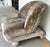Mid-Century Modern Caracole Mod Brutalist Taupe Velvet Bora Bora Club Chairs Pair For Sale - Image 3 of 8
