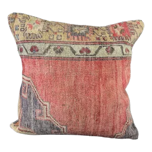 Pillow Cover Made from Vintage Turkish Rug