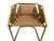 Brass Leather Strip Chair by Massimo Castagna for Henge, 1990s, Set of 3 For Sale - Image 6 of 18
