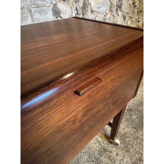 Absolutely stunning mid-century sewing box designed and manufactured by ludvig potoppidan, palæ, denmark. the box is...