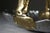 Vintage Brutalist Fruit Bowl in Brass and Aluminum by David Marshall, 1980s For Sale - Image 6 of 12